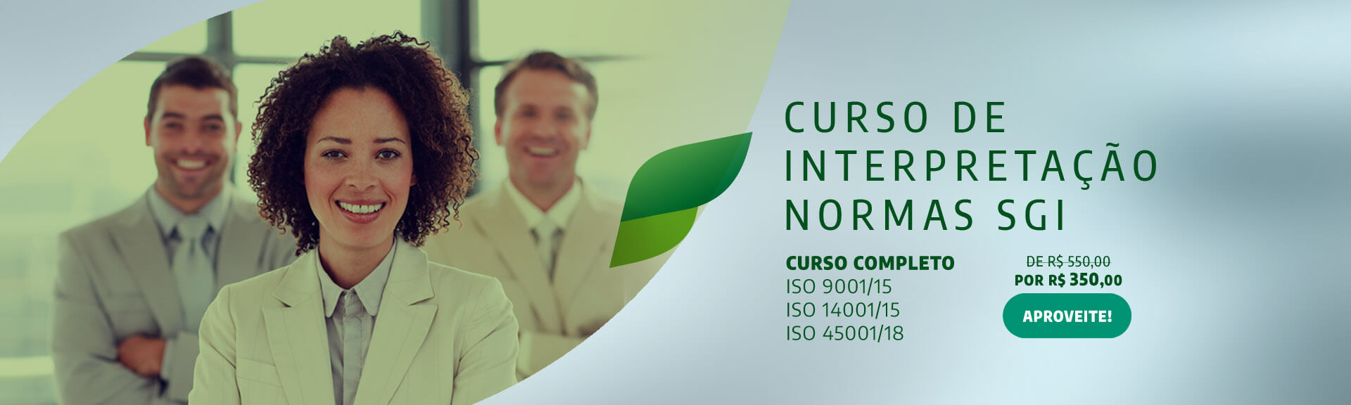curso ISO 9001, ISO 14001, ISO 45001